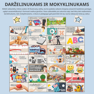 Ugdymo Lenta 1 vaikui - "Magnetinė vaikų elgesio ugdymo lenta"